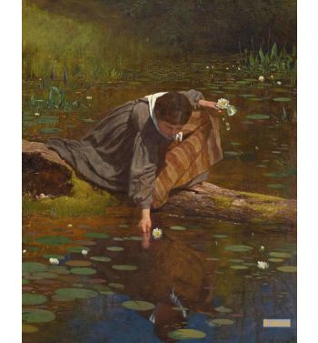 Gathering Lilies 1865