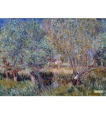 Willows On The Banks Of The River Orvanne