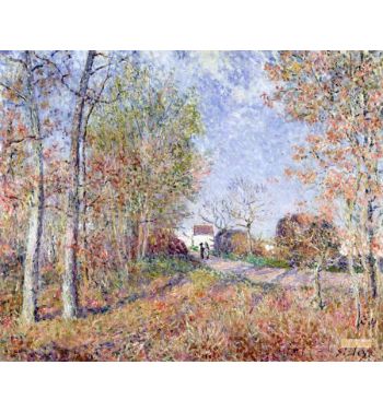 A Corner Of The Woods At Sablons 1883