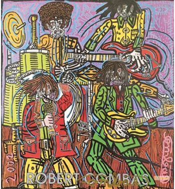 Exhibition Combas, Galerie Hélène Trintignan, 2002
