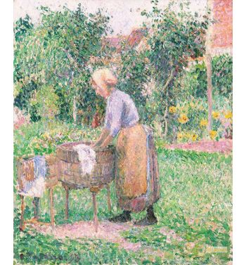 A Washerwoman At Eragny