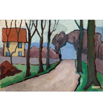 Landstrasse With Yellow Ha
