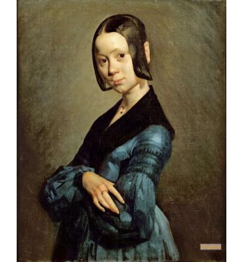 Pauline Ono In Blue 1841 42