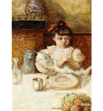 Child And Cats, Enfant Et Chats, c1906