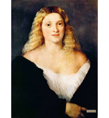 Young Woman In A Black Dress