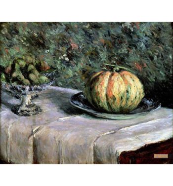 Melon And Fruit Bowl With Figs 1880 82