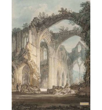 Tintern Abbey The Crossing And Chancel Looking Towards The East Window