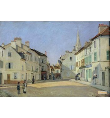 Street Of The Chaussee At Argenteuil 1872