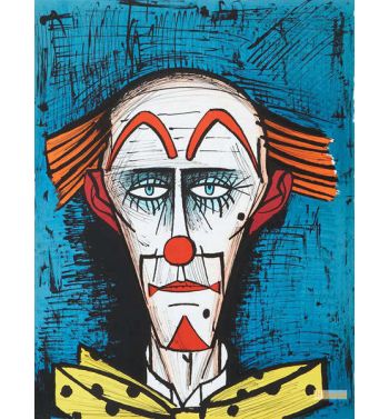 Clown Sur Fond Bleu