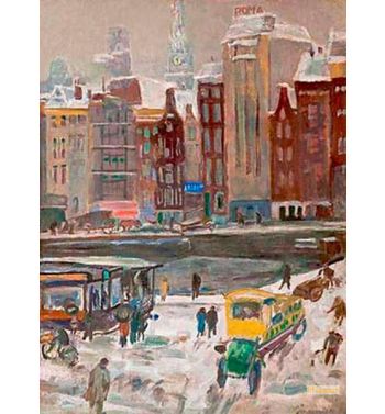 The Rokin In Amsterdam, Seen From Arti Et Amicitiae, 1930