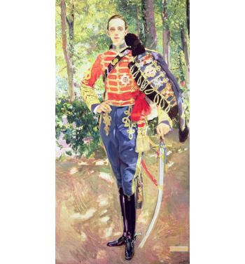 Portrait Of King Alfonso Xiii Wearing The Uniform