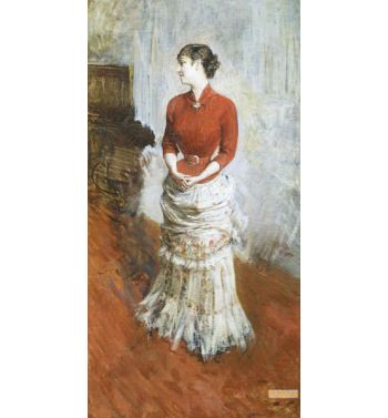 Countess De Rasty Standing Circa 1878