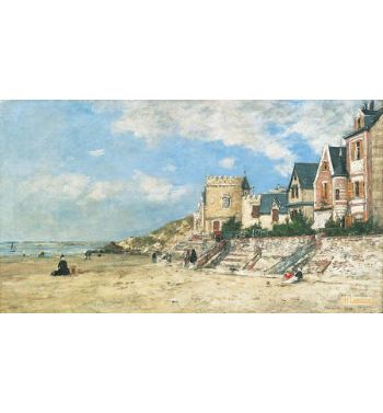 Malakoff Tower And The Shore At Trouville