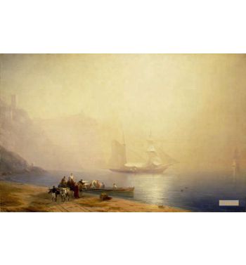 Morning On The Shore Of The Sea Sudak 1856