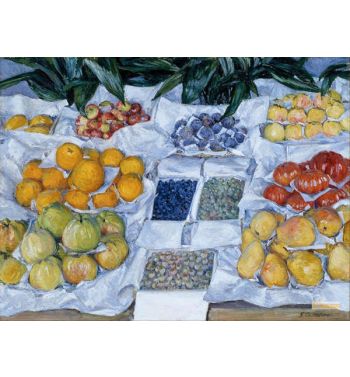 Fruit Displayed On A Stand