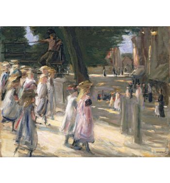 The Road To The School At Edam