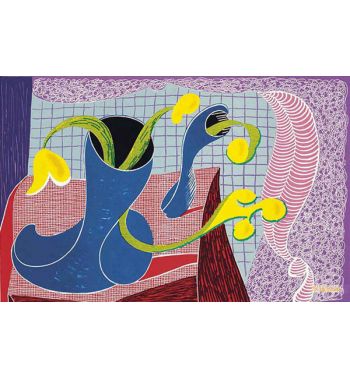 Four Flowers In Still Life, 1990