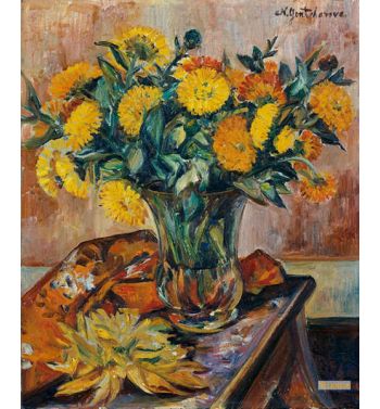 Still Life With Yellow Bluet