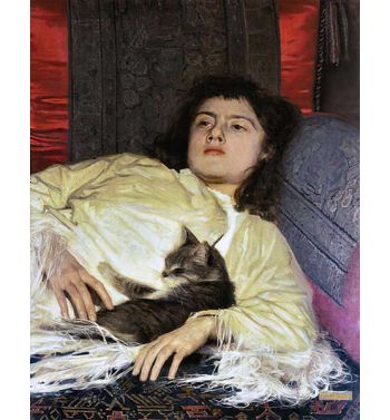 Girl With A Cat