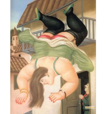 Woman Falling From Balcony