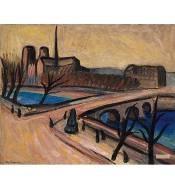The Bridge Of The Archeveche And The Bedside Of Notre Dame