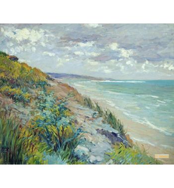 Cliffs By The Sea At Trouville