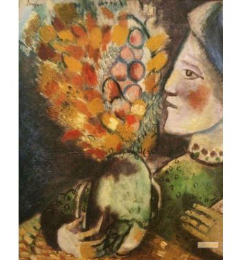Woman With A Bouquet 1910