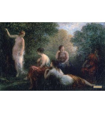 Arcadia, Woman Bathing, 1836 1904