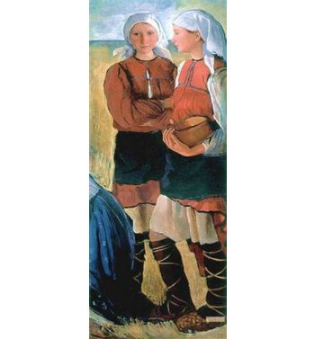 Two Peasant Girls 1915