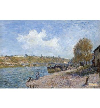 Laundresses At The River Bank 1884