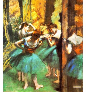Dancers, Pink And Green