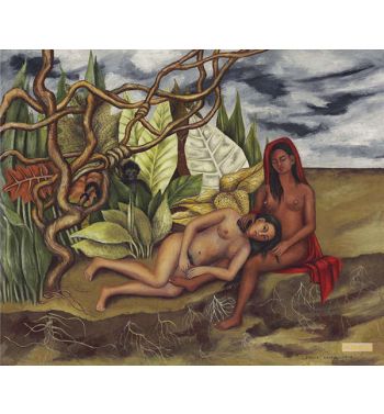 Two Nudes In The Forest