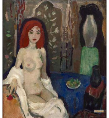 Sitting Nude In Interior, Study, C, 1935