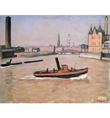 The Port Of Hamburg, 1909