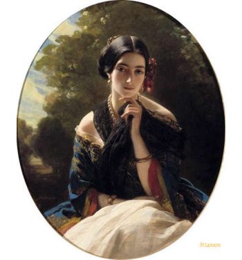 Portrait Of The Princess Of Sayn Wittgenstein Sayn