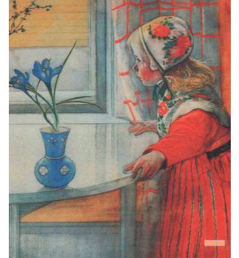 Liliana in the Window with a Crocus