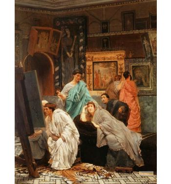 A Collector Of Pictures At The Time Of Augustus 1867