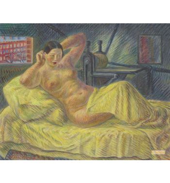 Reclining Nude And Press 1