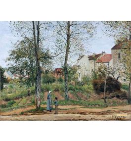カミーユ・ピサロ（Camille Pissarro） - 手書き油絵 複製画 - 印象派