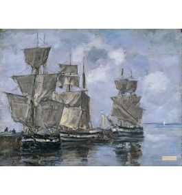 ウジェーヌ・ブーダン（Eugene Boudin） - キャンバスの複製アート