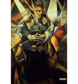 BOCCIONI イタリアの画家　彫刻家 ウンベルト・ボッチョーニ ウンベルト・ボッチョーニ（Umberto Boccioni） - 世界の名画 - 未来派
