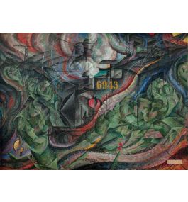 ウンベルト・ボッチョーニ（Umberto Boccioni） - 手描きのキャンバス