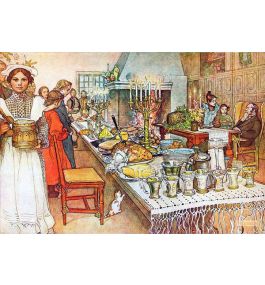 カール・ラーション（Carl Larsson） - 手描きの写真 - アーツアンド