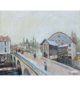 Alfred Sisley  Paris 1839 - Moret-sur-Loing 1899 , La Route De Versailles 1875 Muse Dorsay Paris France Image620573804