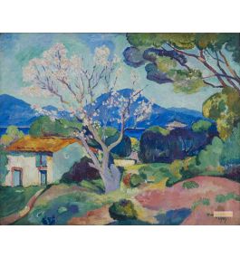 アンリマンガン 大きな静物 アンリ・マンガン（Henri Manguin） - 油絵