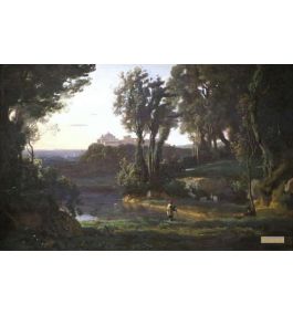 Jean Baptiste Camille Corot - Hand-Painted Canvas Art - Realism ...