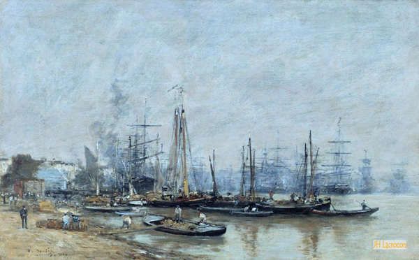 ウジェーヌ・ブーダン（Eugene Boudin） - 複製画 ポスター - 印象派