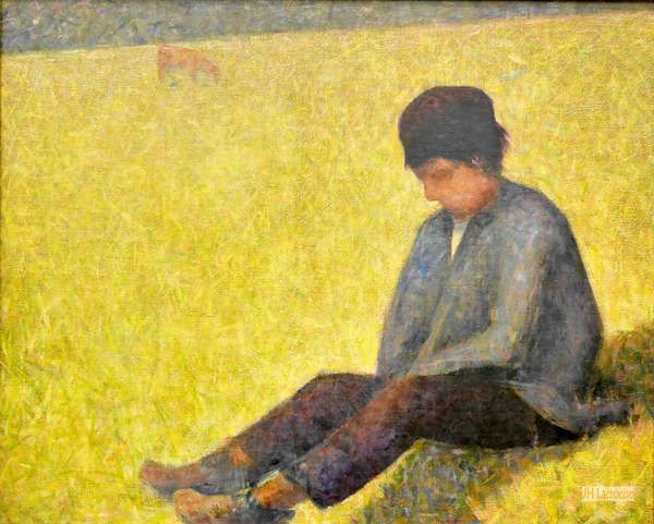 ジョルジュ・スラ（Georges Seurat） - キャンバス絵画複製 - 点描画