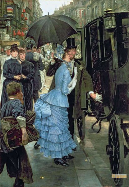 ジェームズ・ティソ（James Tissot） - 油絵 絵画 - リアリズム, 象徴