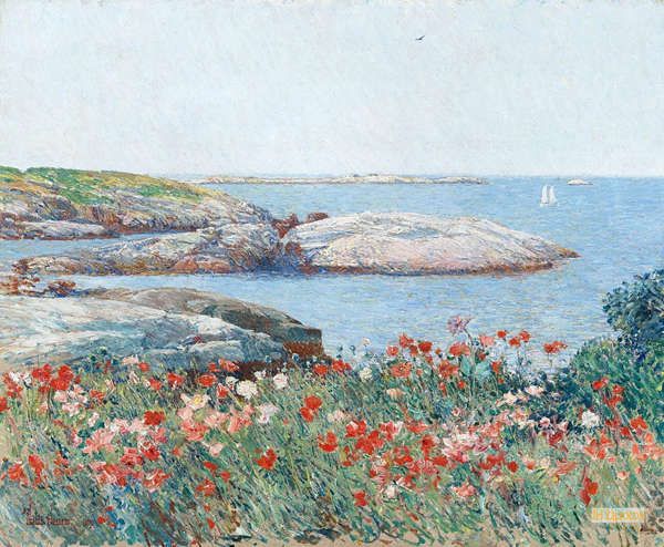 チャイルド・ハッサム（Childe Hassam） - キャンバス上の有名な油絵の